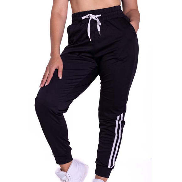 Cutesy Bear Side Stripe Joggers